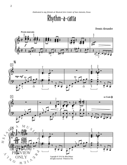 Rhythm-a-catta 節奏 | 小雅音樂 Hsiaoya Music