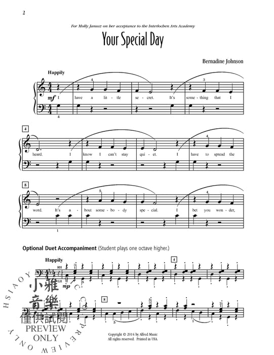 Your Special Day | 小雅音樂 Hsiaoya Music