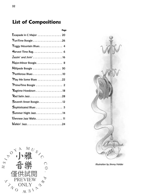Premier Piano Course, Jazz, Rags & Blues 2B All New Original Music 鋼琴 爵士音樂藍調 | 小雅音樂 Hsiaoya Music