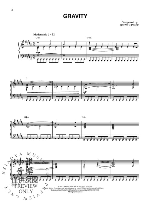Gravity (from the Motion Picture Gravity) | 小雅音樂 Hsiaoya Music