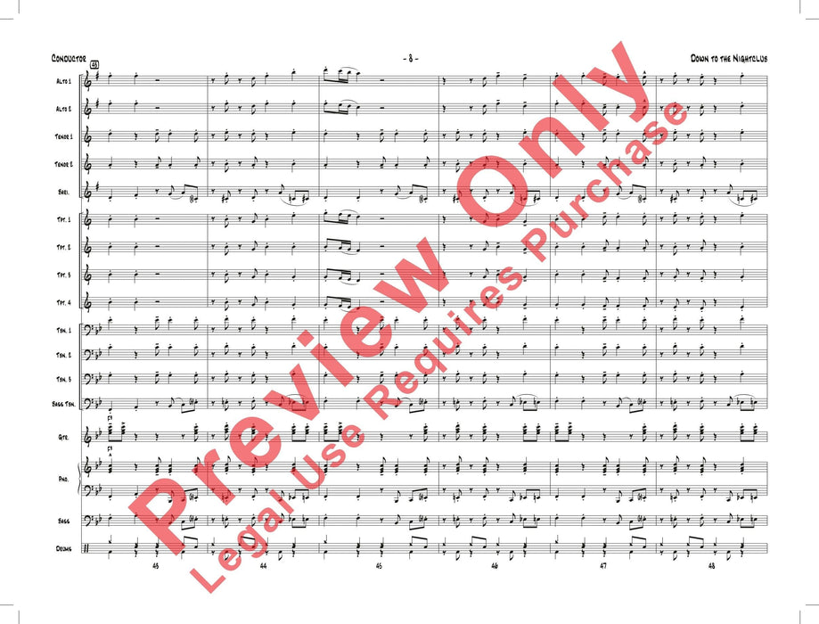 Down to the Nightclub 總譜 | 小雅音樂 Hsiaoya Music