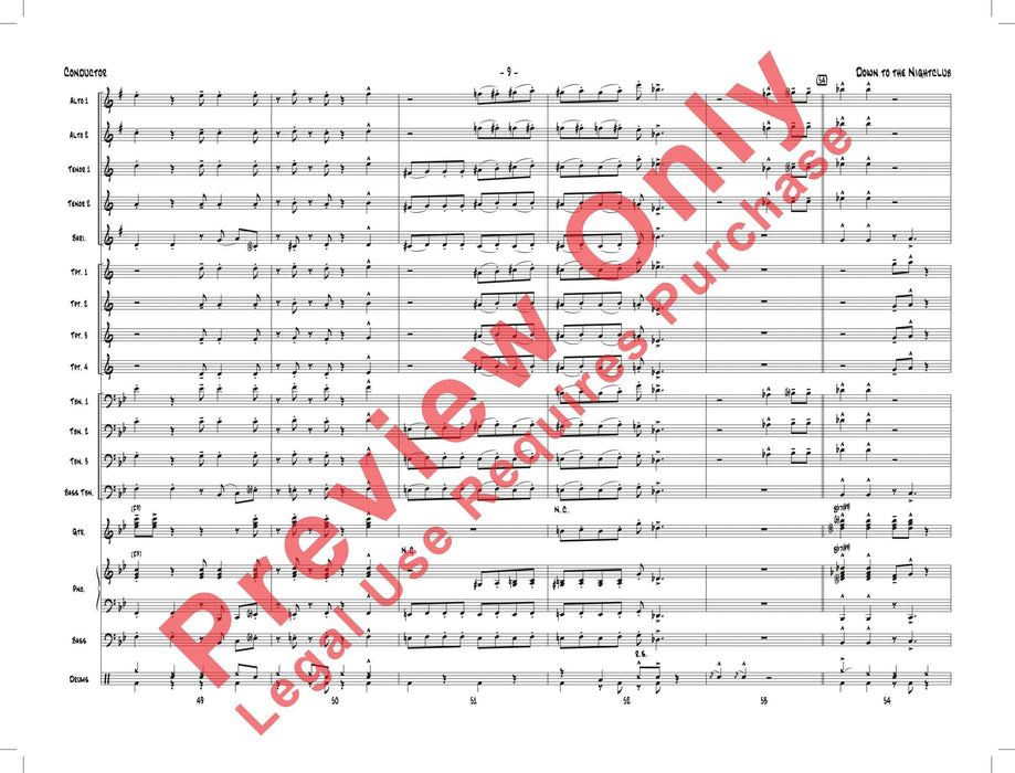 Down to the Nightclub 總譜 | 小雅音樂 Hsiaoya Music