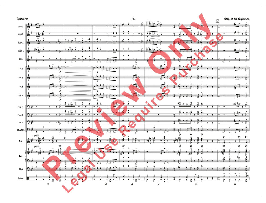 Down to the Nightclub 總譜 | 小雅音樂 Hsiaoya Music