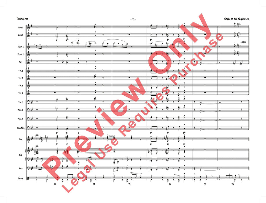 Down to the Nightclub 總譜 | 小雅音樂 Hsiaoya Music