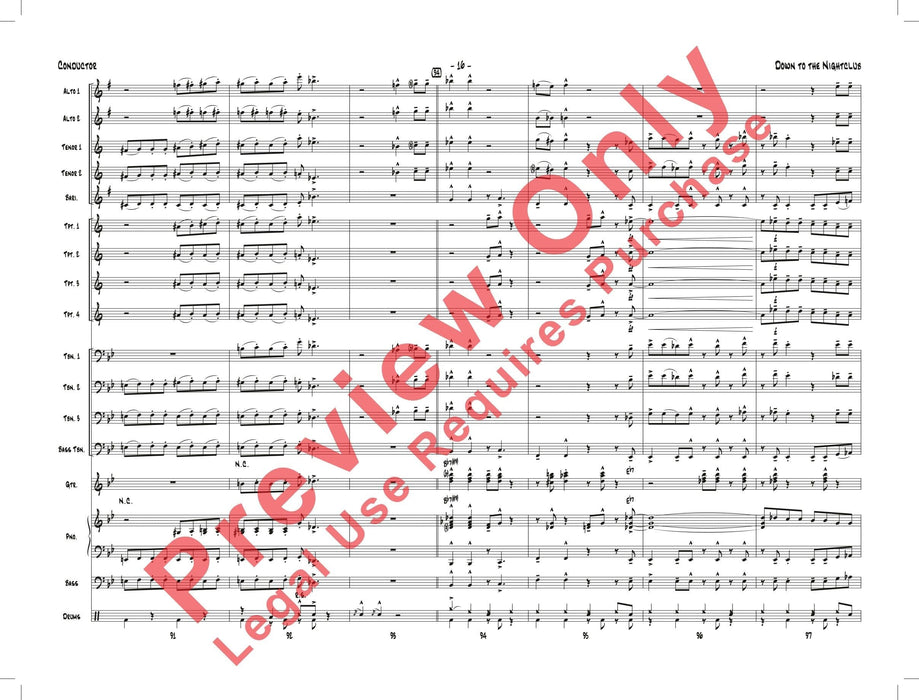 Down to the Nightclub 總譜 | 小雅音樂 Hsiaoya Music