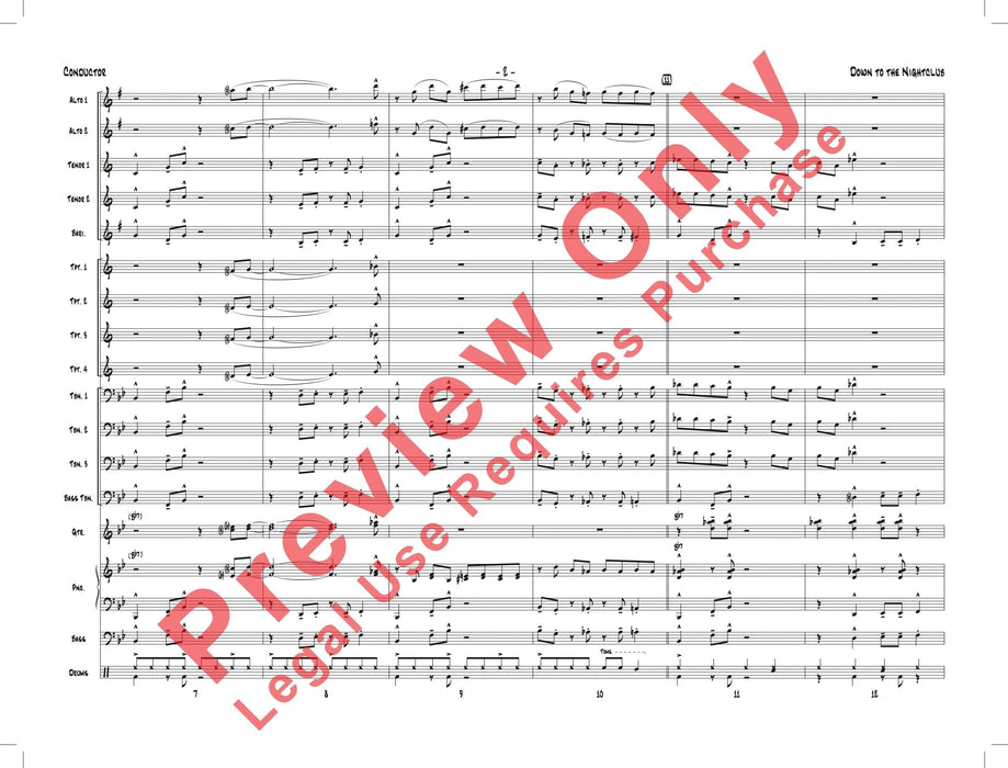 Down to the Nightclub 總譜 | 小雅音樂 Hsiaoya Music