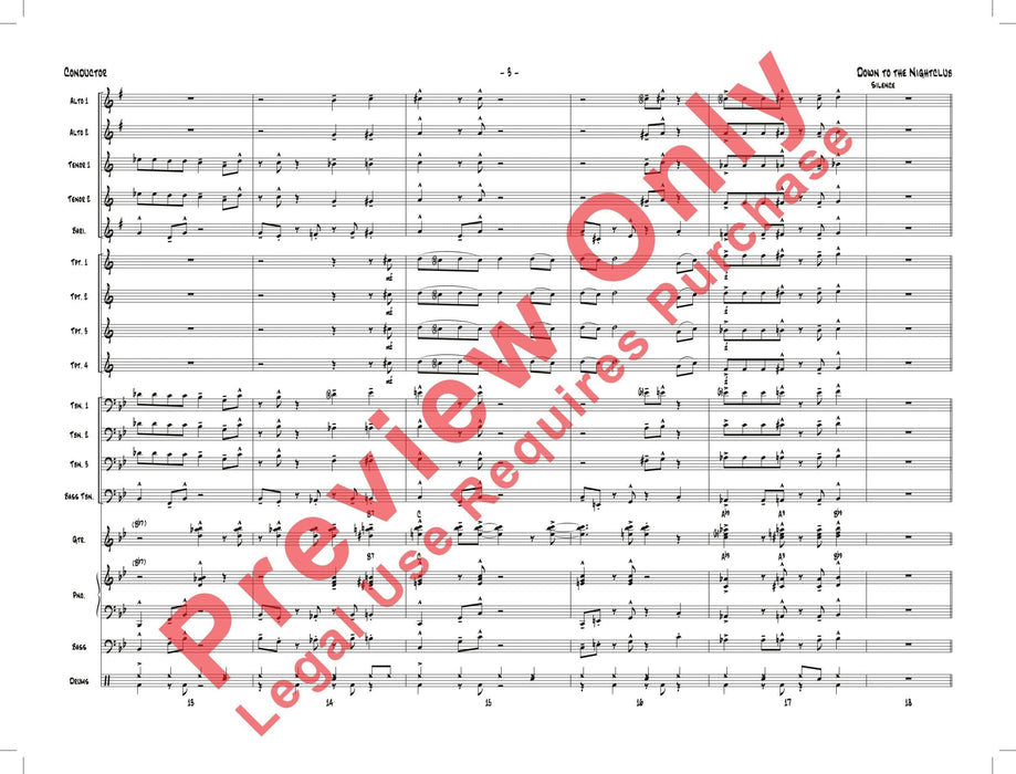 Down to the Nightclub 總譜 | 小雅音樂 Hsiaoya Music