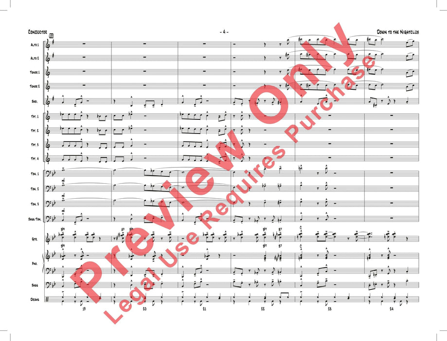 Down to the Nightclub 總譜 | 小雅音樂 Hsiaoya Music