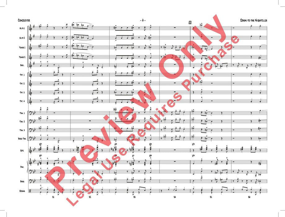 Down to the Nightclub 總譜 | 小雅音樂 Hsiaoya Music