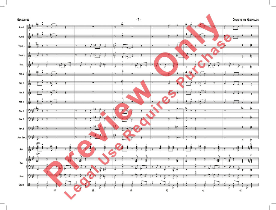 Down to the Nightclub 總譜 | 小雅音樂 Hsiaoya Music