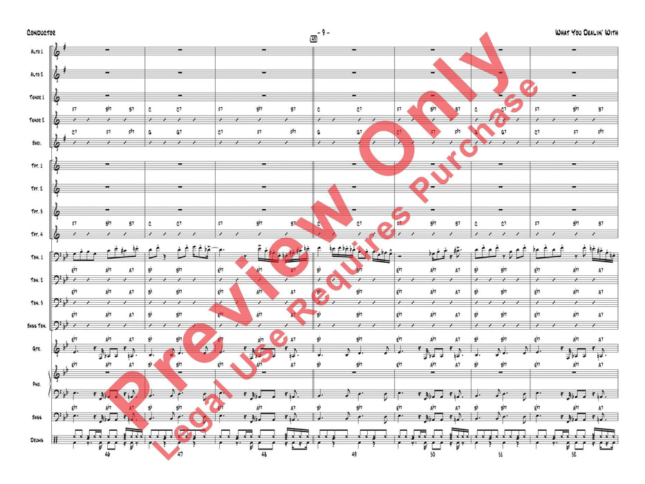 What You Dealin' With 總譜 | 小雅音樂 Hsiaoya Music