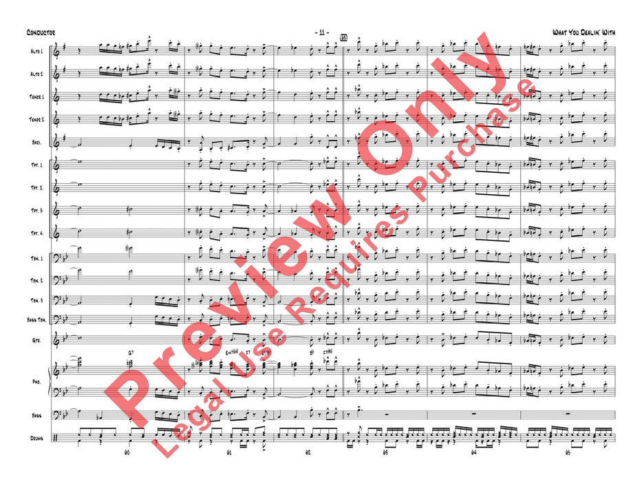 What You Dealin' With 總譜 | 小雅音樂 Hsiaoya Music