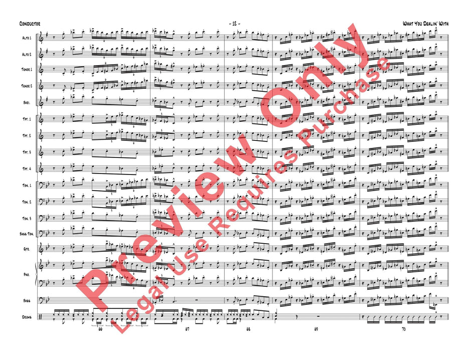 What You Dealin' With 總譜 | 小雅音樂 Hsiaoya Music