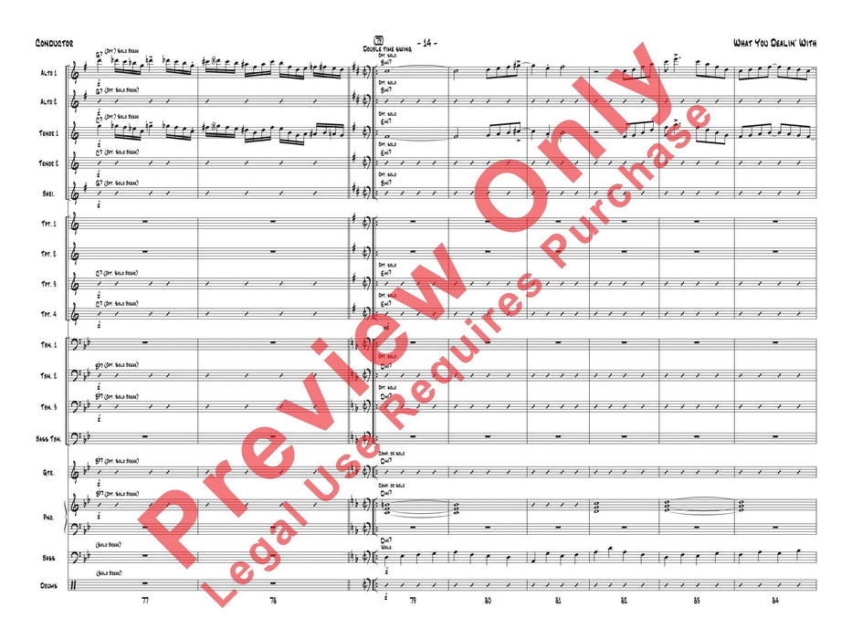 What You Dealin' With 總譜 | 小雅音樂 Hsiaoya Music