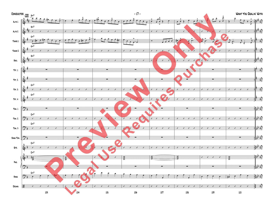 What You Dealin' With 總譜 | 小雅音樂 Hsiaoya Music