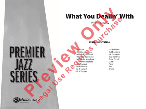 What You Dealin' With 總譜 | 小雅音樂 Hsiaoya Music