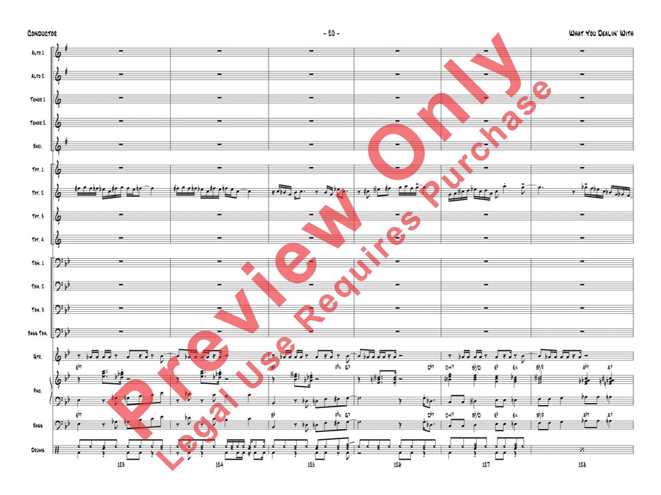 What You Dealin' With 總譜 | 小雅音樂 Hsiaoya Music