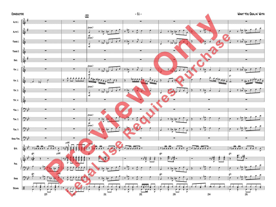 What You Dealin' With 總譜 | 小雅音樂 Hsiaoya Music