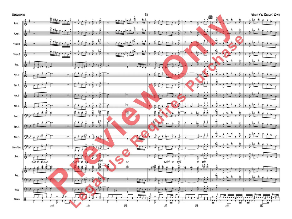 What You Dealin' With 總譜 | 小雅音樂 Hsiaoya Music