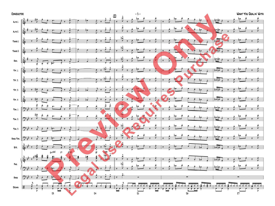 What You Dealin' With 總譜 | 小雅音樂 Hsiaoya Music