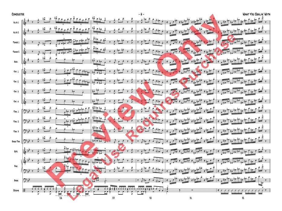 What You Dealin' With 總譜 | 小雅音樂 Hsiaoya Music