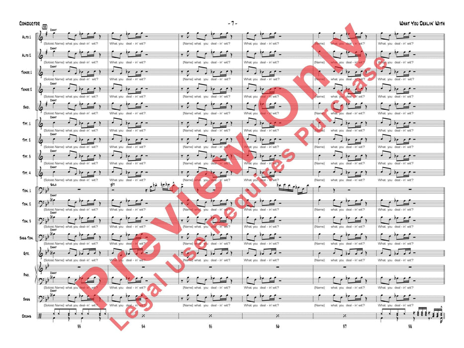 What You Dealin' With 總譜 | 小雅音樂 Hsiaoya Music