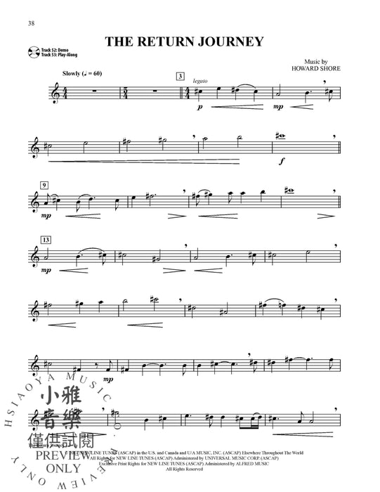 The Hobbit: The Motion Picture Trilogy Instrumental Solos 三部曲 獨奏 | 小雅音樂 Hsiaoya Music