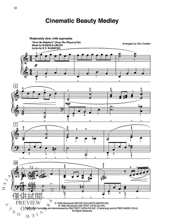 Dan Coates Popular Piano Library: Medleys of Beautiful Ballads 鋼琴 組合曲 敘事曲 | 小雅音樂 Hsiaoya Music