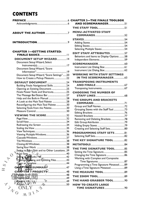 Finale® Primer: 2014 Edition Mastering the Art of Music Notation with Finale 終曲 終曲 | 小雅音樂 Hsiaoya Music