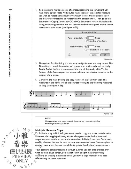 Finale® Primer: 2014 Edition Mastering the Art of Music Notation with Finale 終曲 終曲 | 小雅音樂 Hsiaoya Music