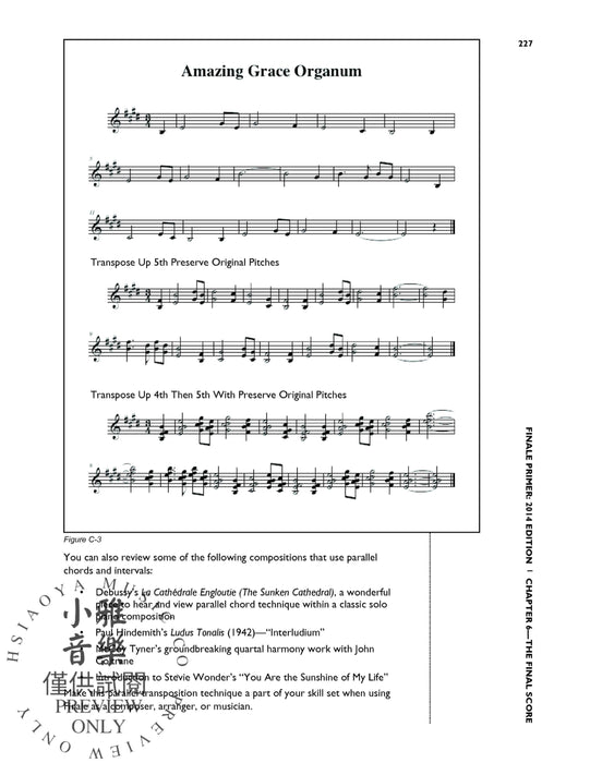 Finale® Primer: 2014 Edition Mastering the Art of Music Notation with Finale 終曲 終曲 | 小雅音樂 Hsiaoya Music