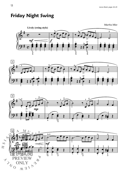 Premier Piano Course, Jazz, Rags & Blues 4 All New Original Music 鋼琴 爵士音樂藍調 | 小雅音樂 Hsiaoya Music