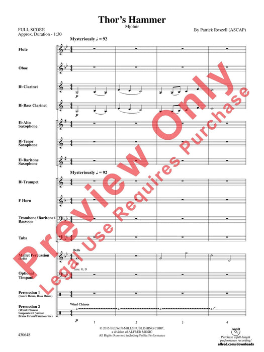 Thor's Hammer Mjölnir 總譜 | 小雅音樂 Hsiaoya Music