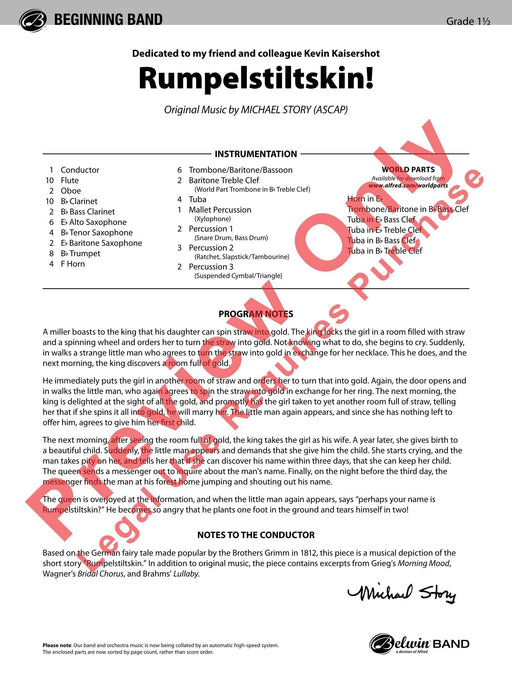 Rumpelstiltskin! 總譜 | 小雅音樂 Hsiaoya Music