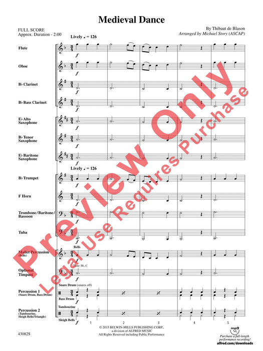 Medieval Dance 舞曲 總譜 | 小雅音樂 Hsiaoya Music