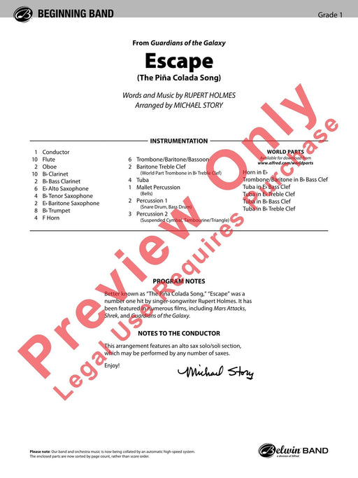 Escape (from Guardians of the Galaxy) The Piña Colada Song | 小雅音樂 Hsiaoya Music