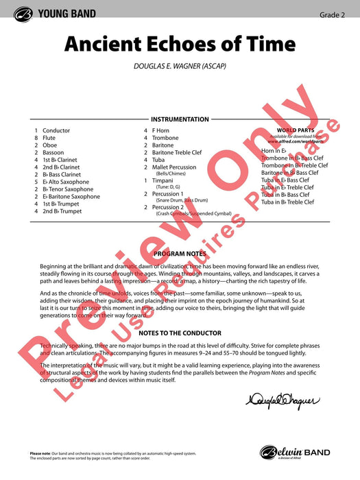 Ancient Echoes of Time 總譜 | 小雅音樂 Hsiaoya Music