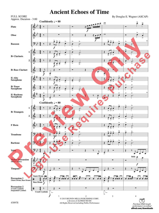 Ancient Echoes of Time 總譜 | 小雅音樂 Hsiaoya Music