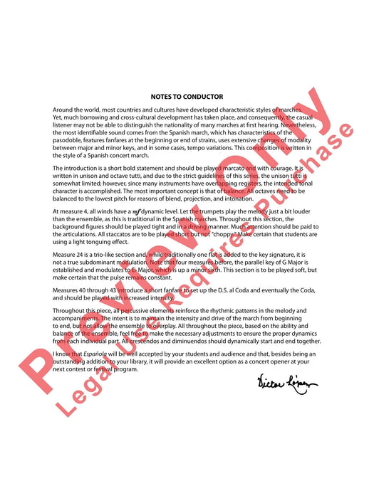 Española 總譜 | 小雅音樂 Hsiaoya Music