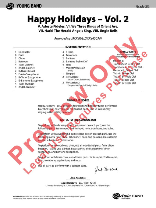 Happy Holidays---Vol. 2 V. Adeste Fideles, VI. We Three Kings of Orient Are, VII. Hark! The Herald Angels Sing, VIII. Jingle Bells 總譜 | 小雅音樂 Hsiaoya Music