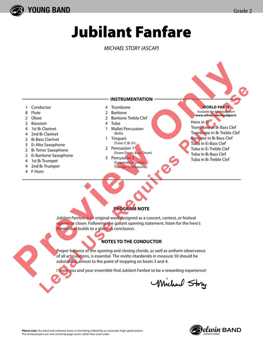 Jubilant Fanfare 號曲 總譜 | 小雅音樂 Hsiaoya Music