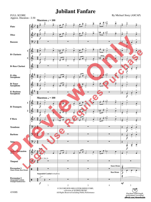 Jubilant Fanfare 號曲 總譜 | 小雅音樂 Hsiaoya Music