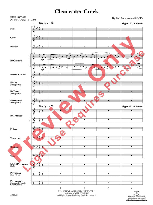 Clearwater Creek 總譜 | 小雅音樂 Hsiaoya Music