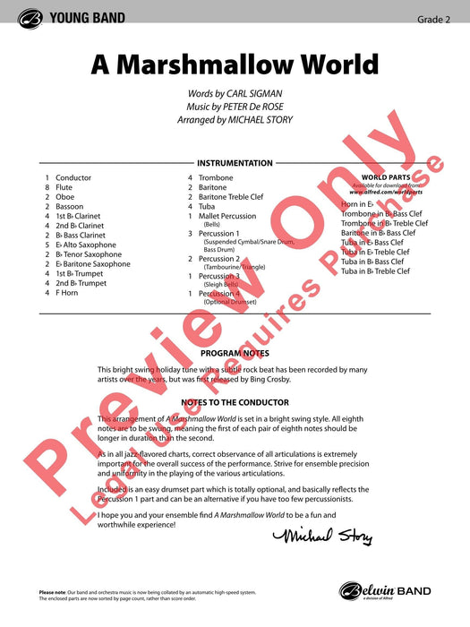 A Marshmallow World 總譜 | 小雅音樂 Hsiaoya Music