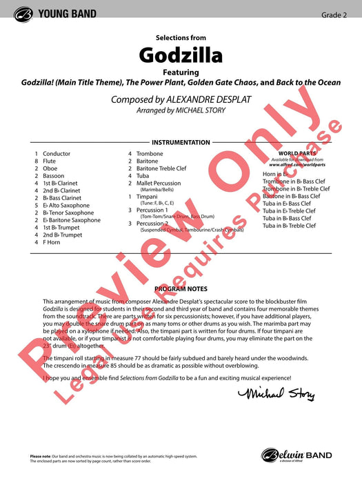 Godzilla, Selections from Featuring: Godzilla (Main Title Theme) / The Power Plant / Golden Gate Chaos / Back to the Ocean 主題 | 小雅音樂 Hsiaoya Music