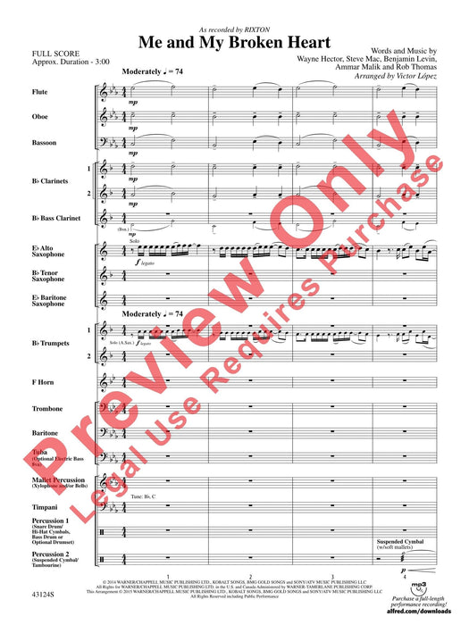 Me and My Broken Heart As Recorded by RIXTON 總譜 | 小雅音樂 Hsiaoya Music