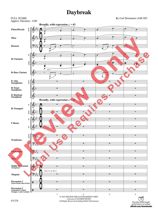 Daybreak 總譜 | 小雅音樂 Hsiaoya Music