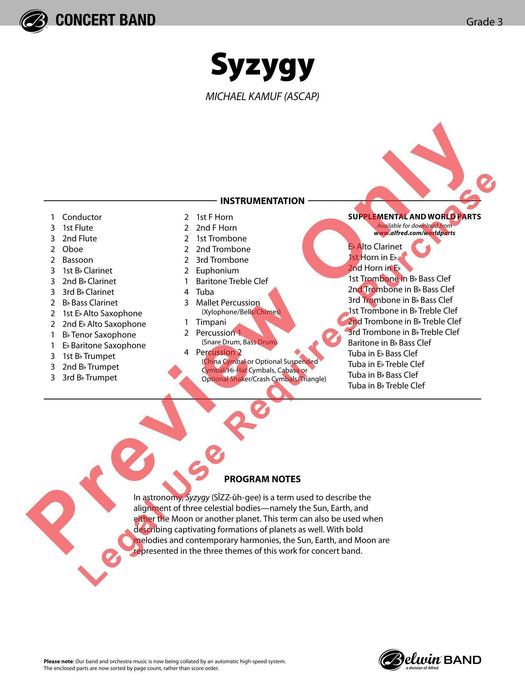 Syzygy 總譜 | 小雅音樂 Hsiaoya Music