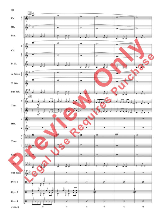 Africa As Performed by Toto (Percussion and Woodwind Feature) 擊樂器 木管樂器 總譜 | 小雅音樂 Hsiaoya Music