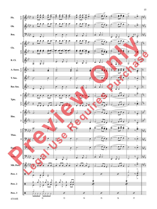 Africa As Performed by Toto (Percussion and Woodwind Feature) 擊樂器 木管樂器 總譜 | 小雅音樂 Hsiaoya Music